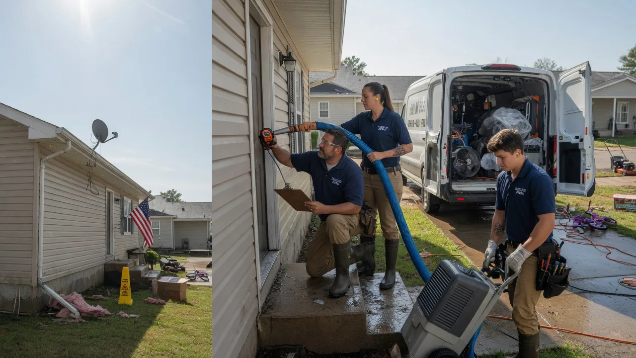 Ceiling Water Damage Restoration in Preemption, IL near me